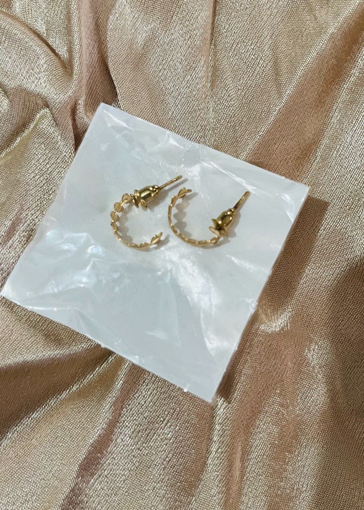 Small Golden Hoops