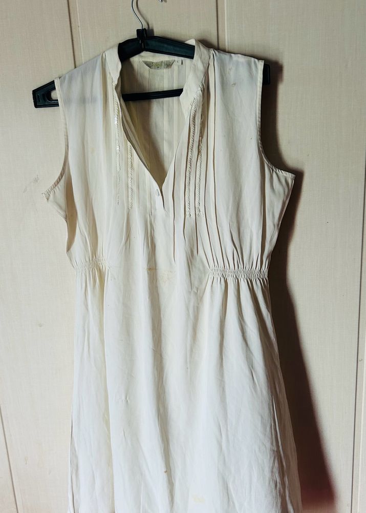 White Dress/ Long Top