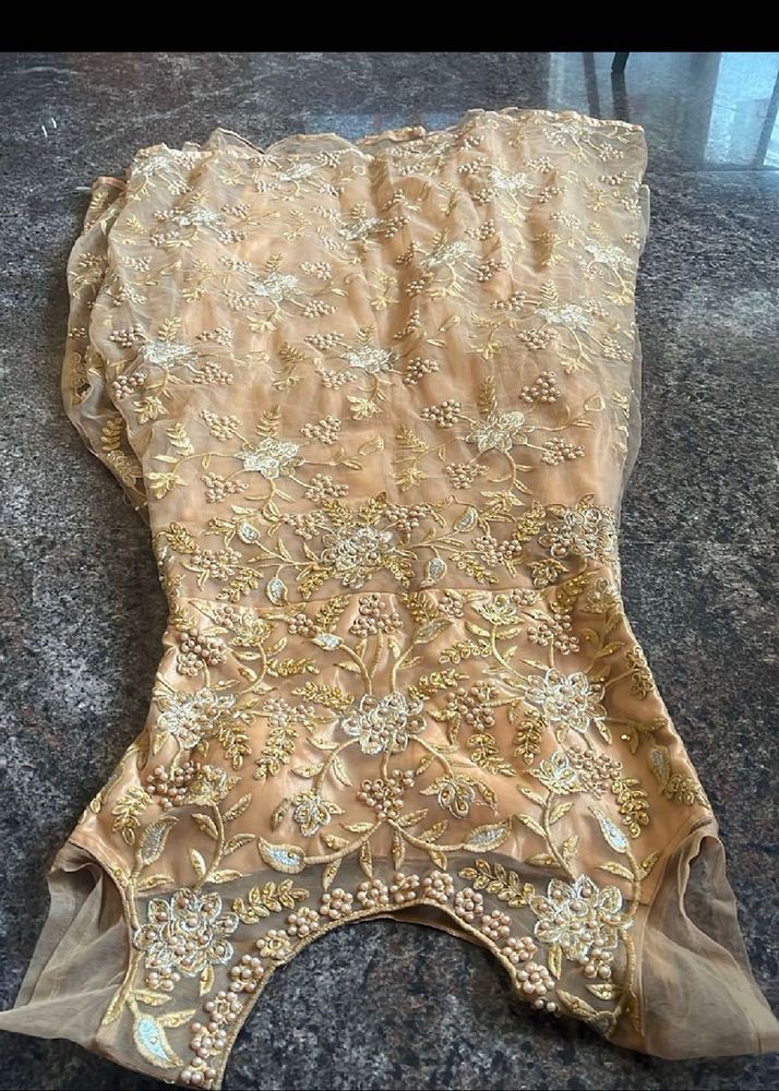 Gold Long Frock