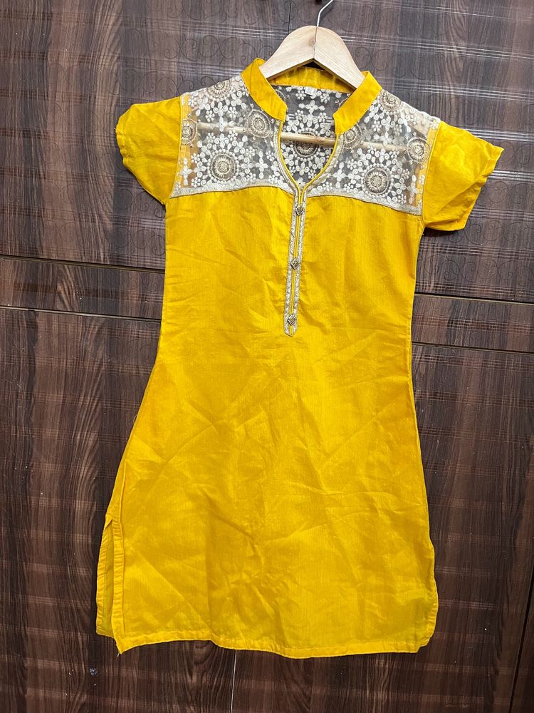 Yellow Kurta