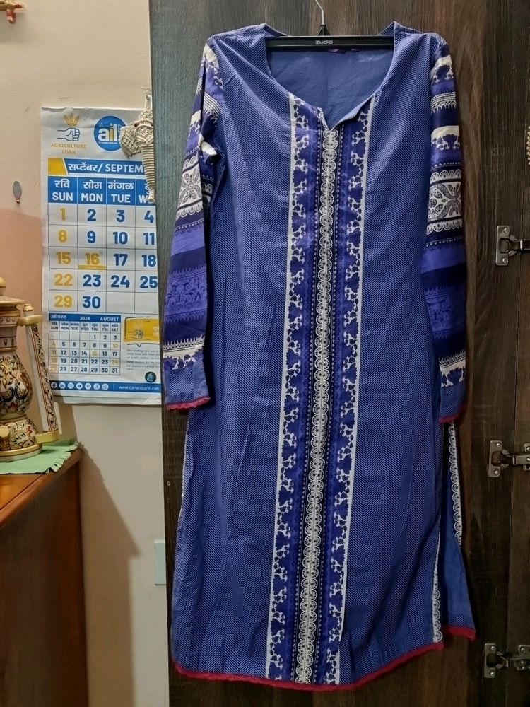 Printed Cotton Kurta From Rangriti