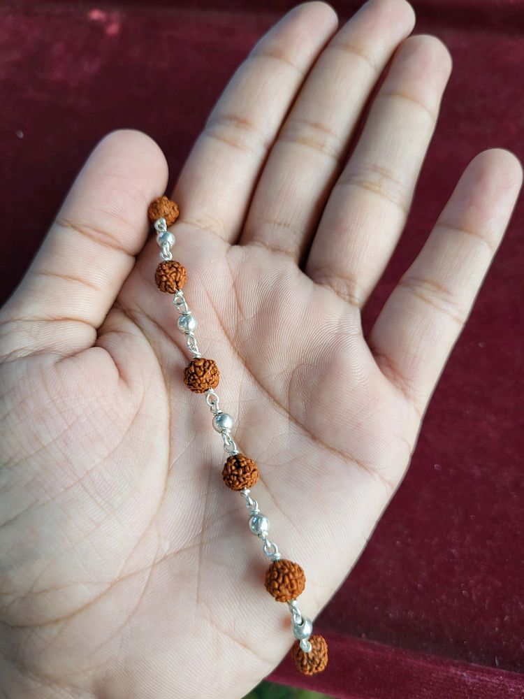 Silver Rudraksha Bracelet