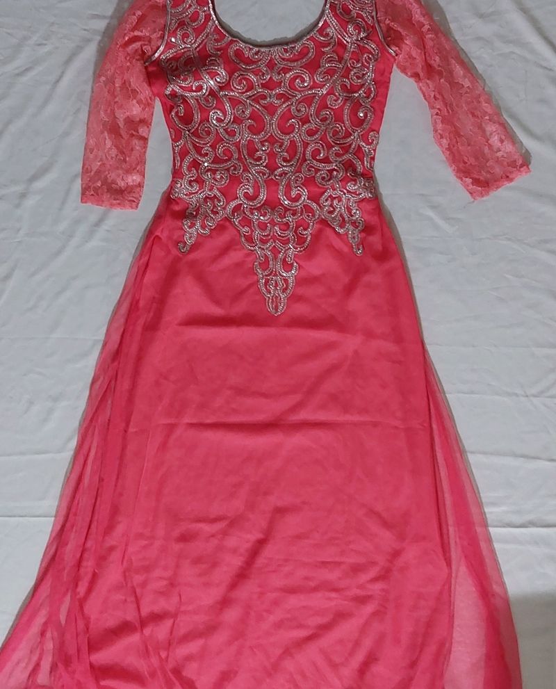 Anarkali Net Dress