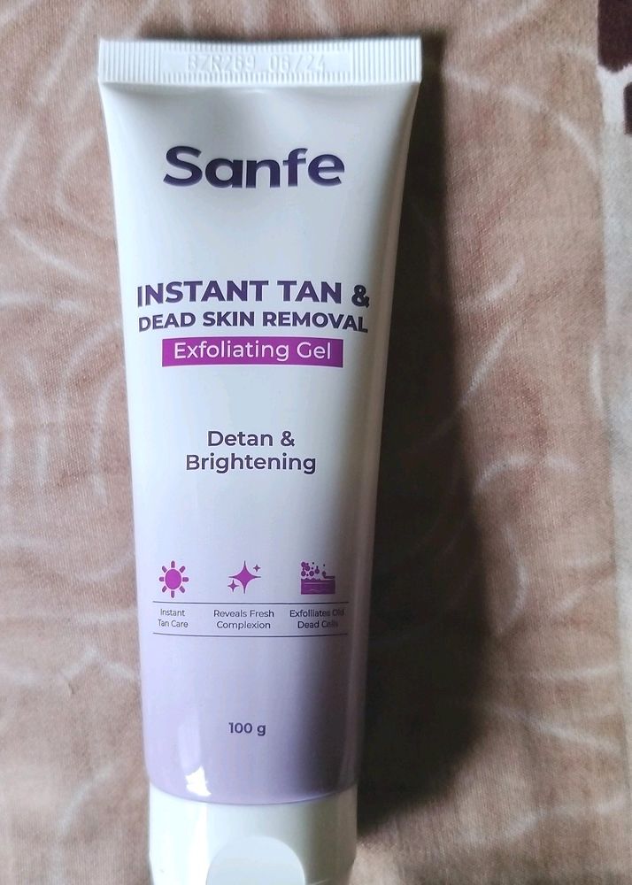 Sanfe Instant Tan And Dead Skin Remoing Gel