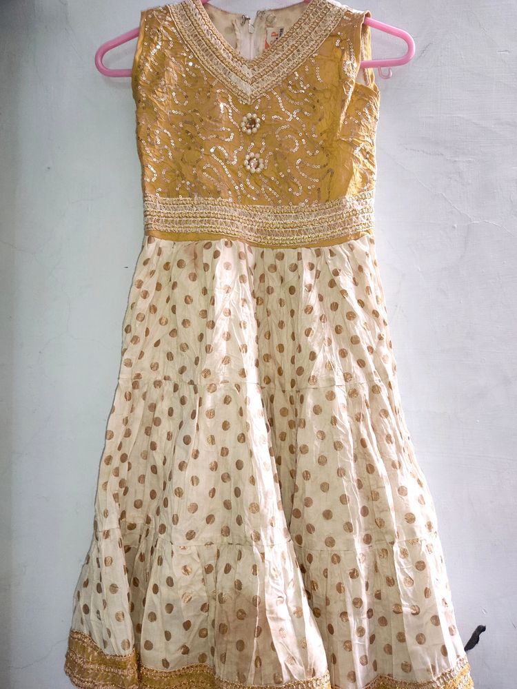 Yellow Frock/Dress For Girls