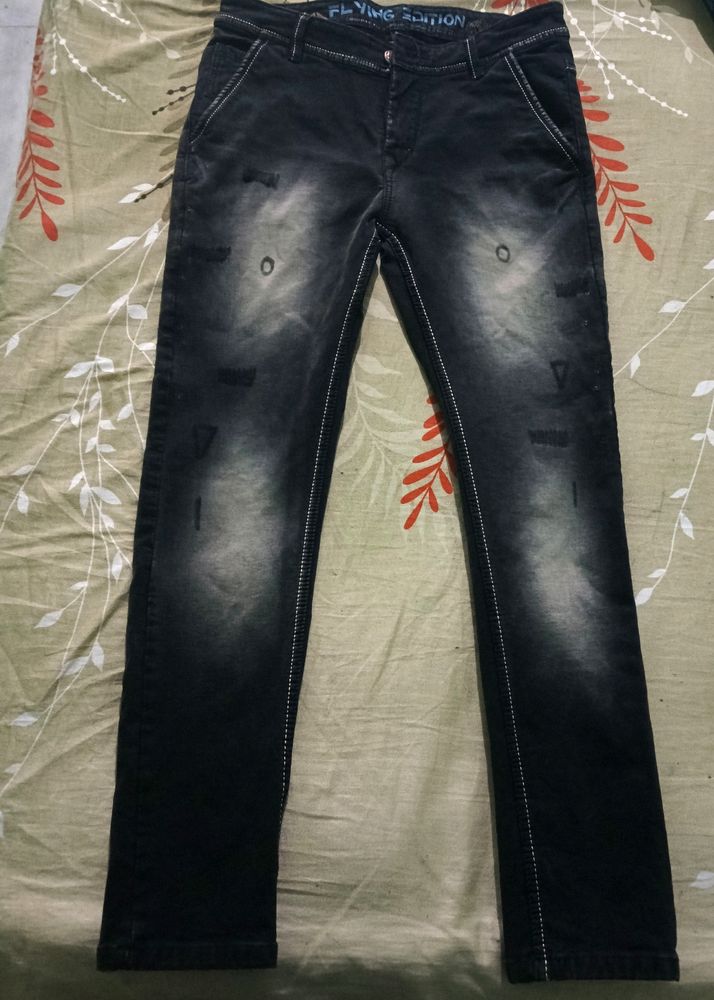 Men's Jeans With Nice Print ❤️