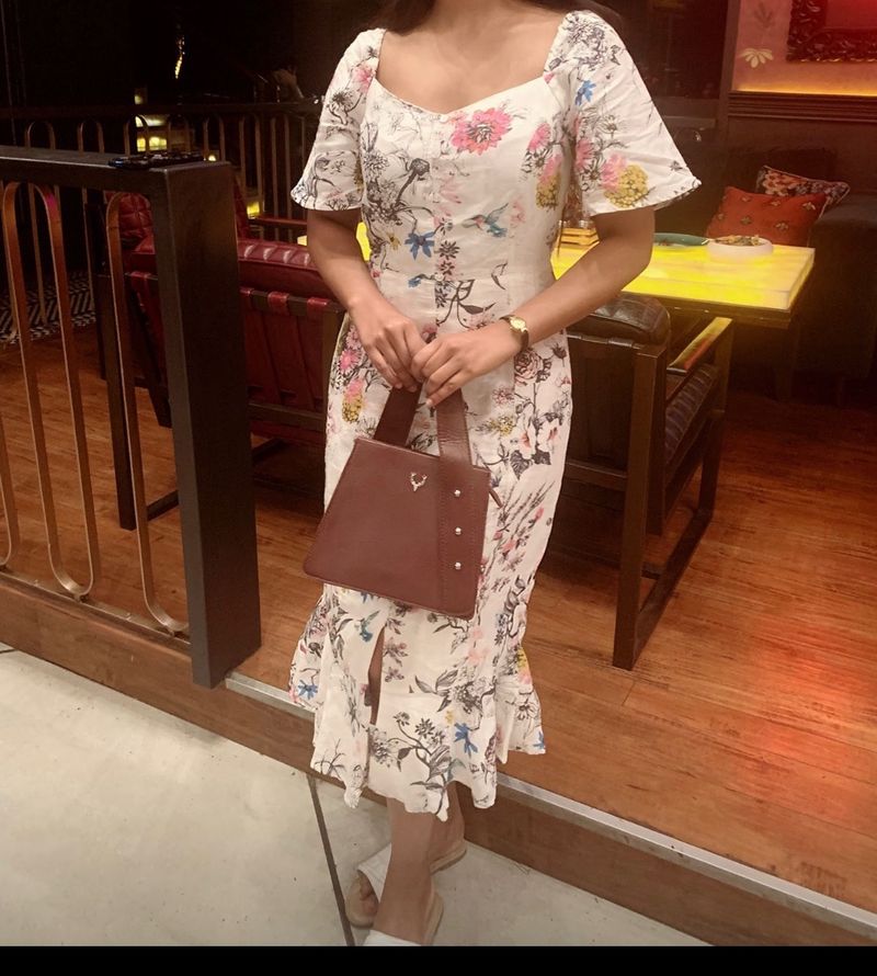 Beautiful Floral Cotton Dress