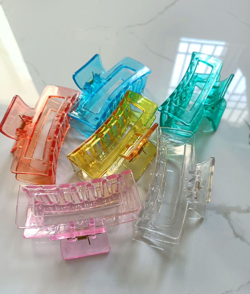 Transparent Claw Clips