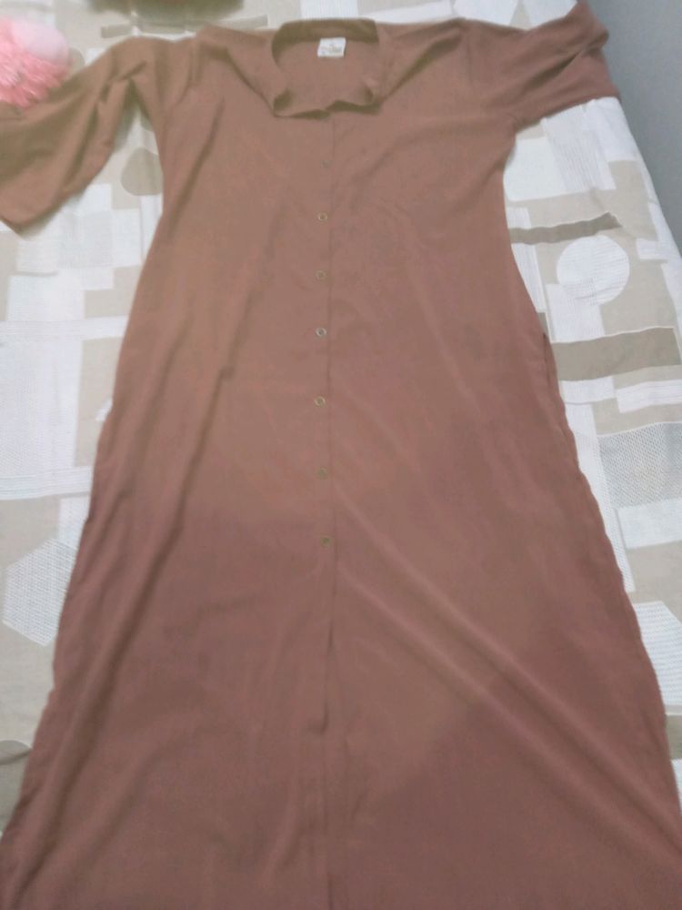 Brown Kurti For Girls Soft Amd Comfortable