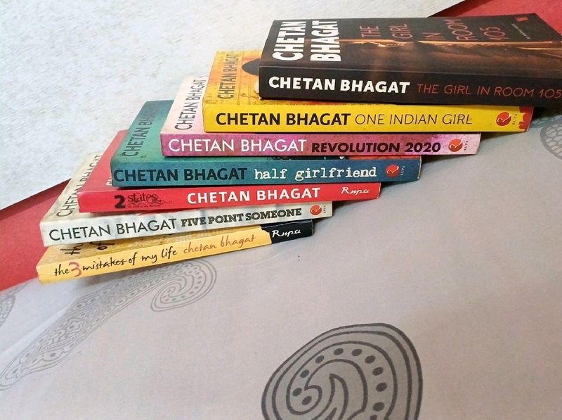 chetan bhagat set of seven books