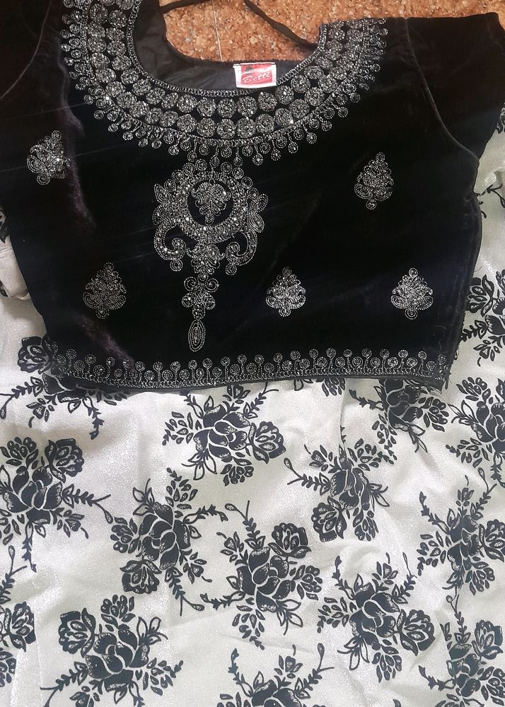 Satin Lehanga Choli