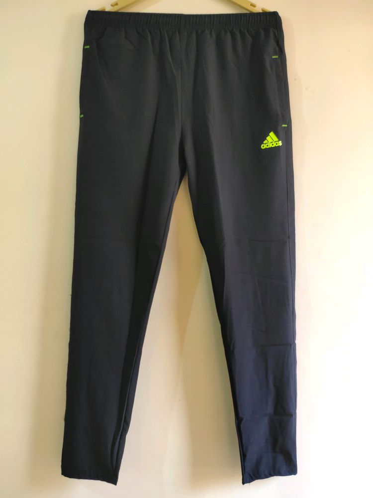 Boys/Girls Pack of 1 Black Solid Trackpants.