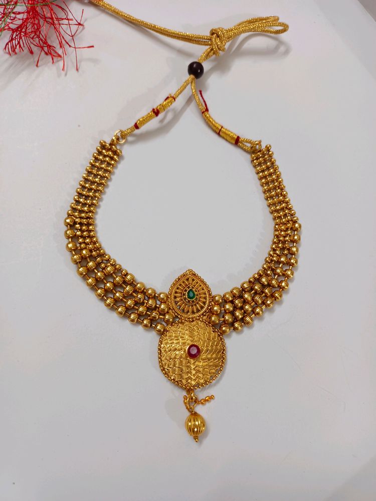 Golden Colour Jewellery Set