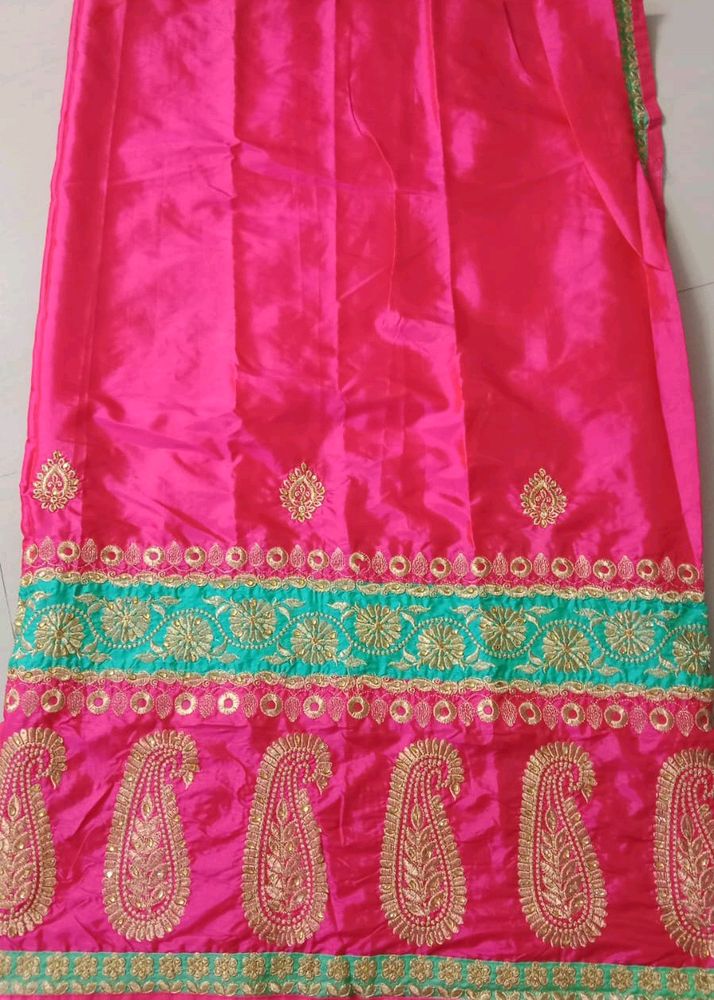 Rani pink saree