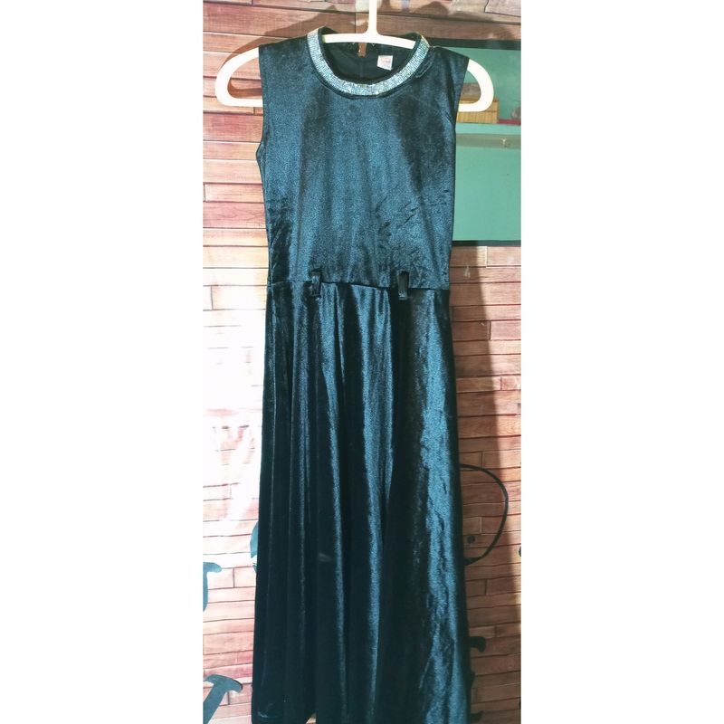 Black Velvet Gown