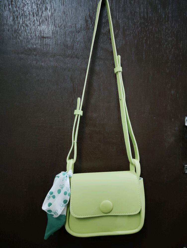 Savana Lime Green Sling Bag