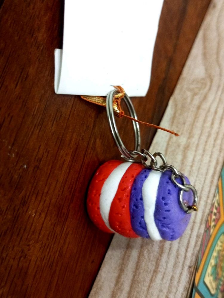 Handmade Cake Keychain