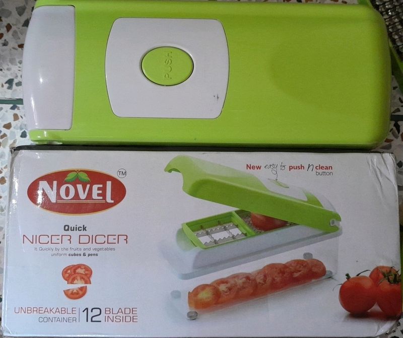 Novel Vegetable Chopper 12 Blades Inside