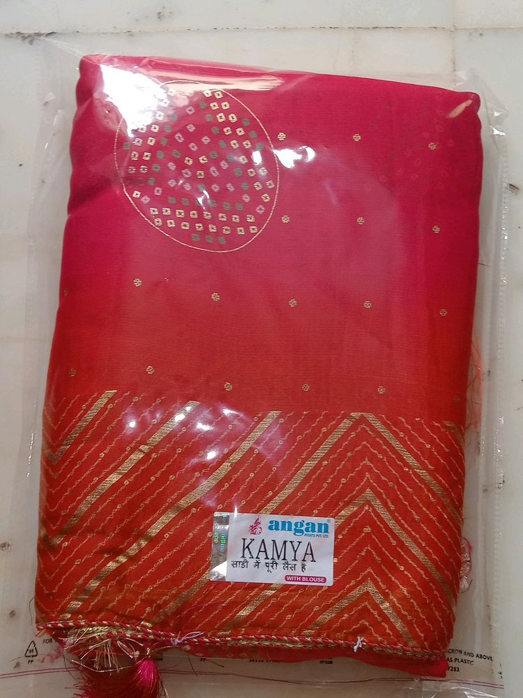 Jaipuri Print Brand New Saree👀💗