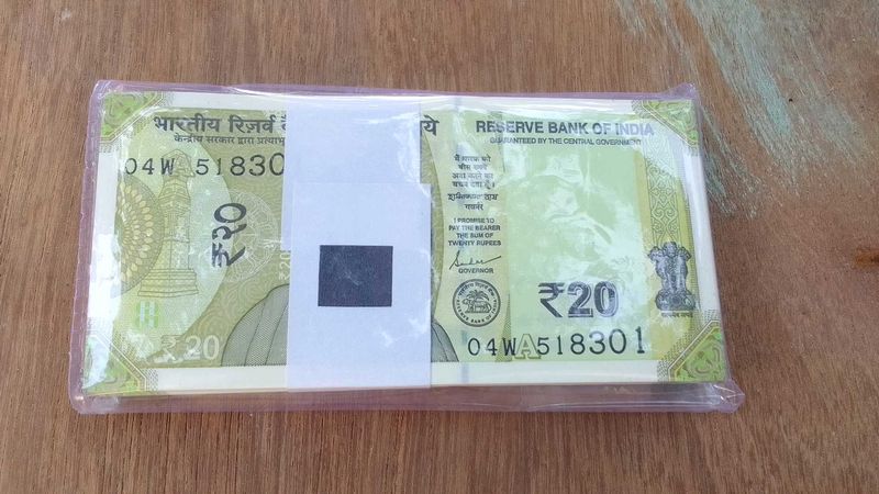 20 Rupees Bundles Banknote