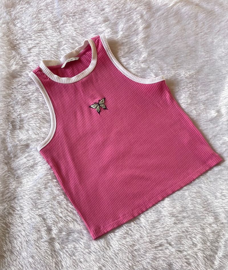 Only Pink Crop Top