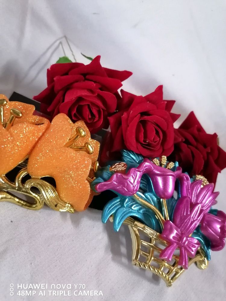 2 Pair Of Beautiful Hair Clips Only In ₹150