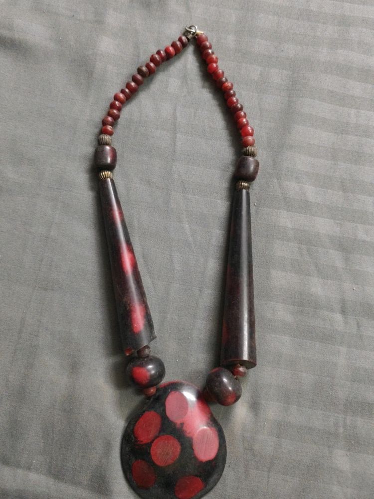 Wooden Bead Necklace