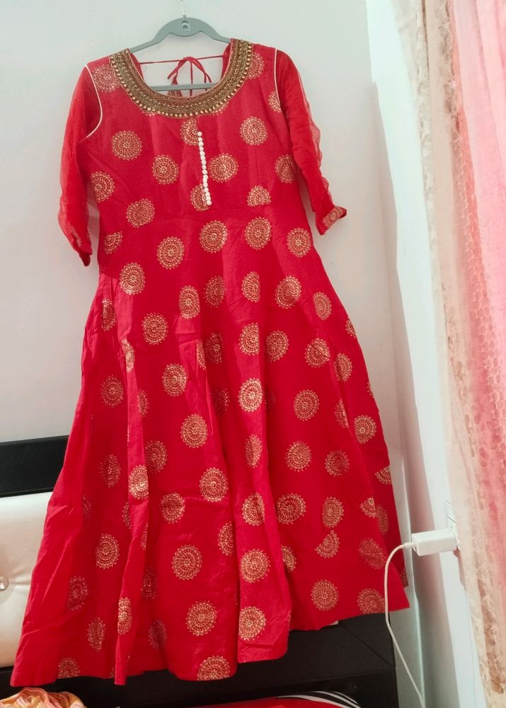 Gown With Dupatta 🎉 Offer🎉