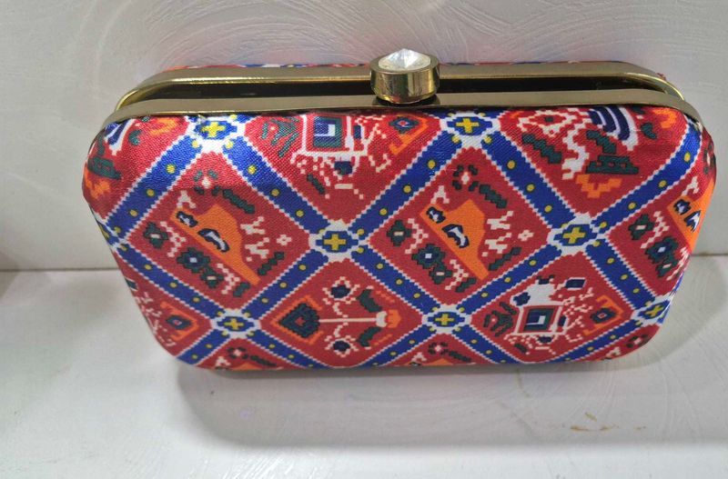 Patola Printed Clutch