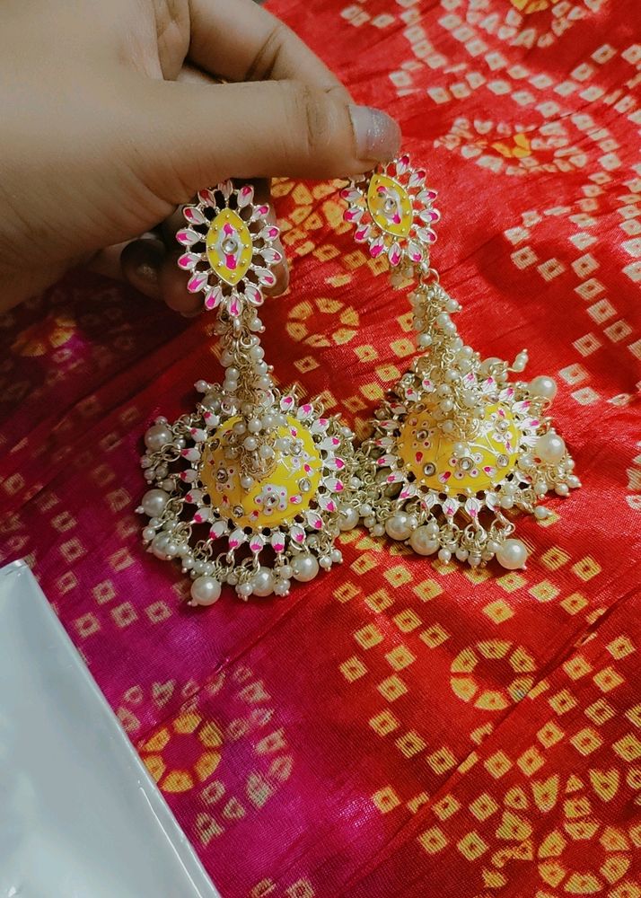 New Meenakari Earrings