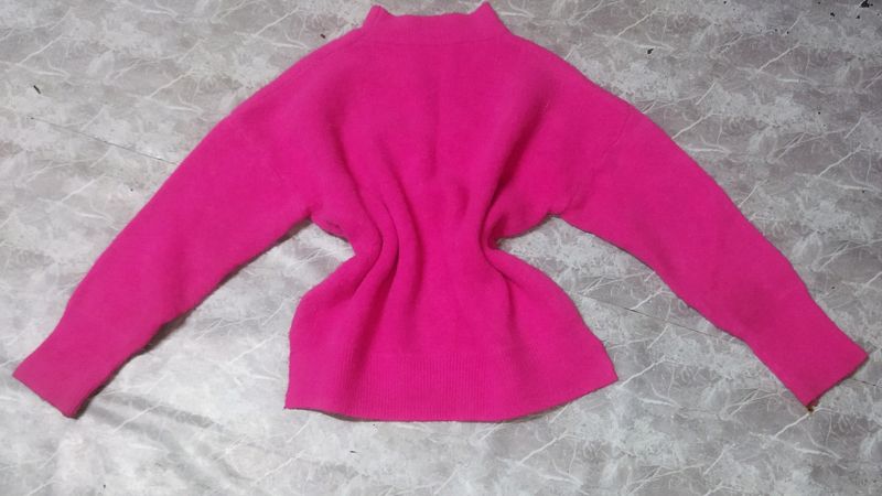 Rose Soft Woolen Sweater