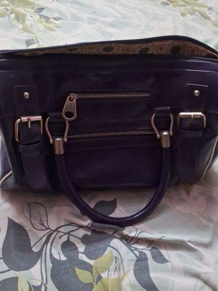 Purple  Hand Bag