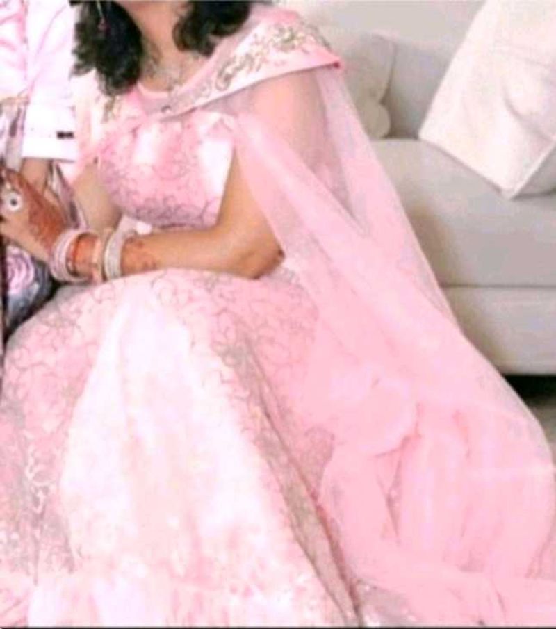 Baby Pink Colour Lehnga