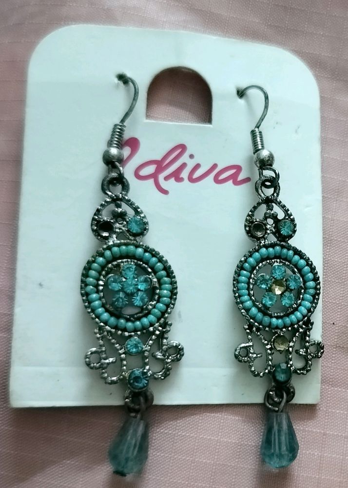 Blue Stone Earrings