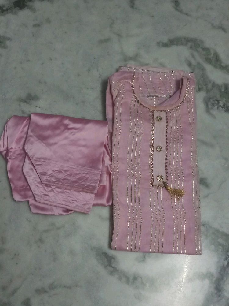 Pink Kurta Set