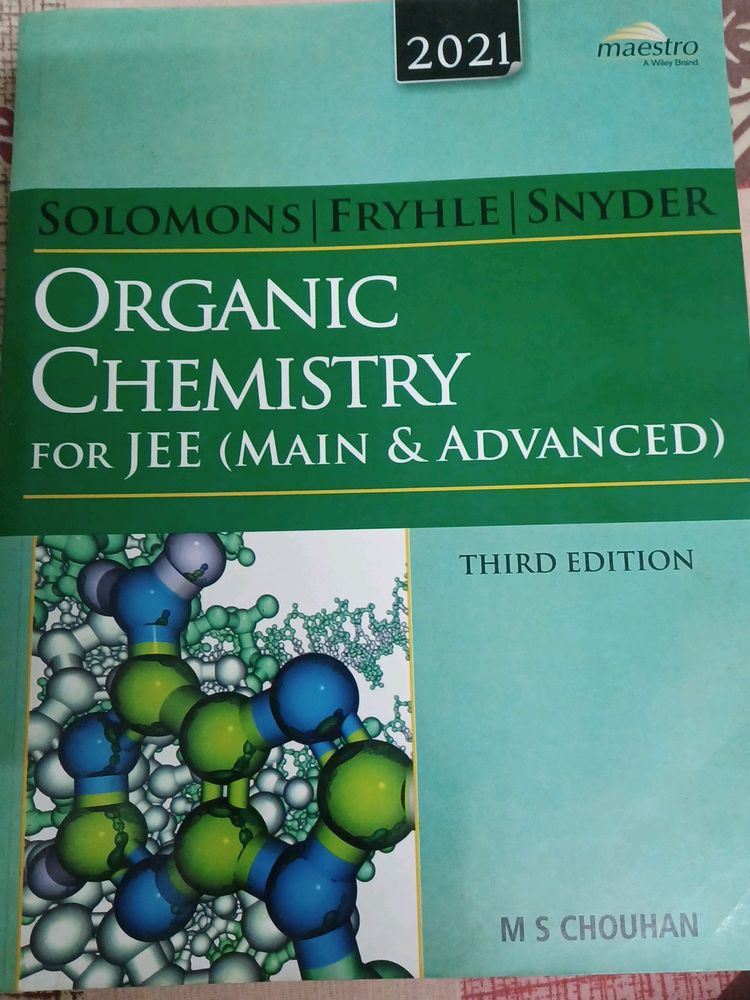 SOLOMON ORGANIC CHEMISTRY FOR JEE ADVANCED