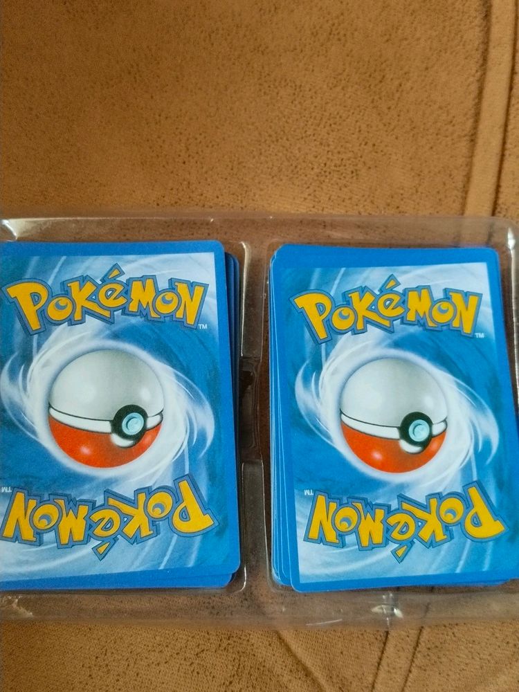 A New Set Of Pokemon Cards Not Used Even Once