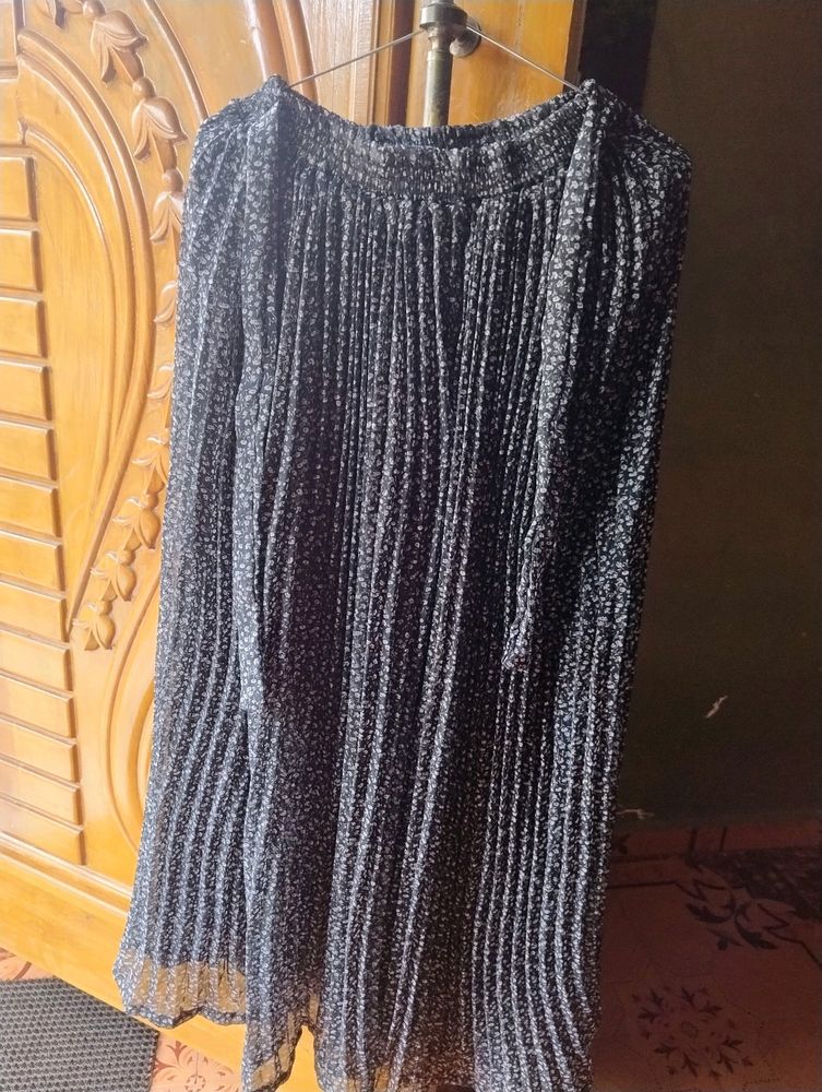 Black Colour Palazzo Pant With Lining