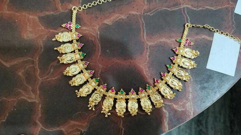 Laxmi Coin Necklace Set