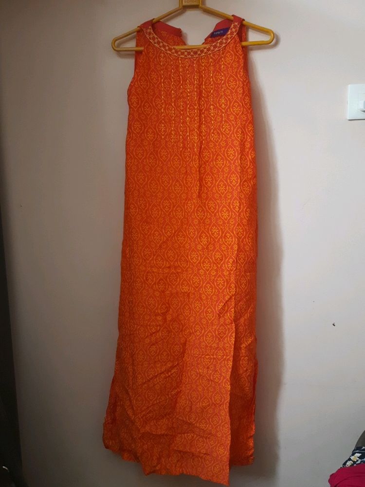 Stylish Orange Kurta