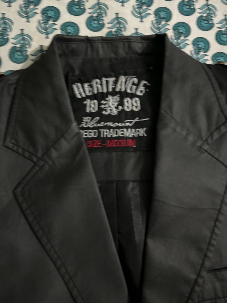 Black Mens Leather Jacket