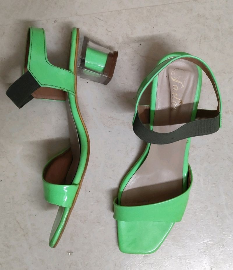 Neon green Heels