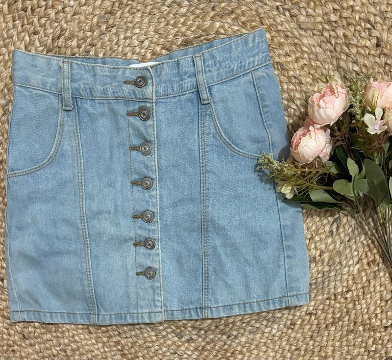 Cute Denim Skirt