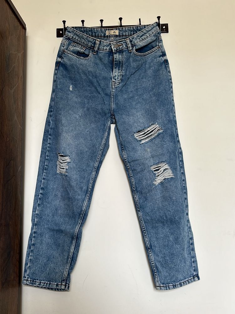 DNMX torn jeans for women