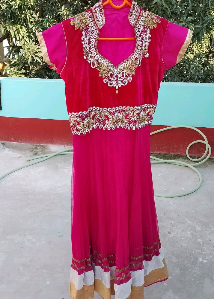 Pink Anarkali 💖