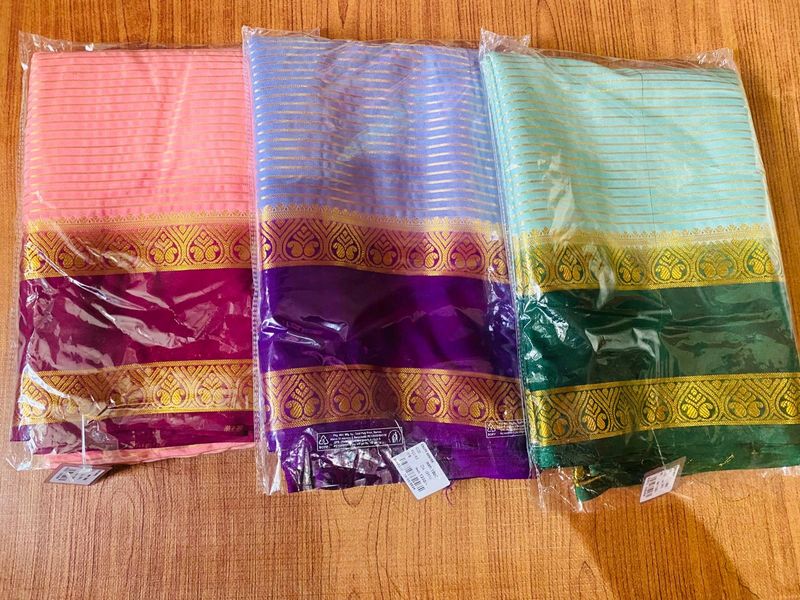 Semi Mysore Silk Saree