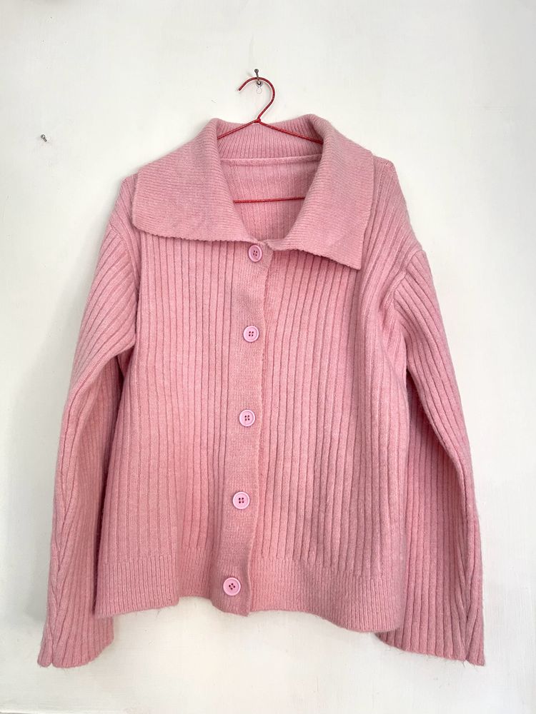 Pink Cardigan