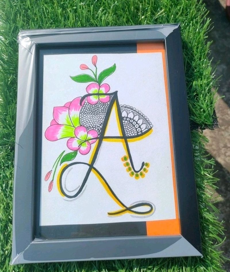 Customised Alphabet Photo Frame