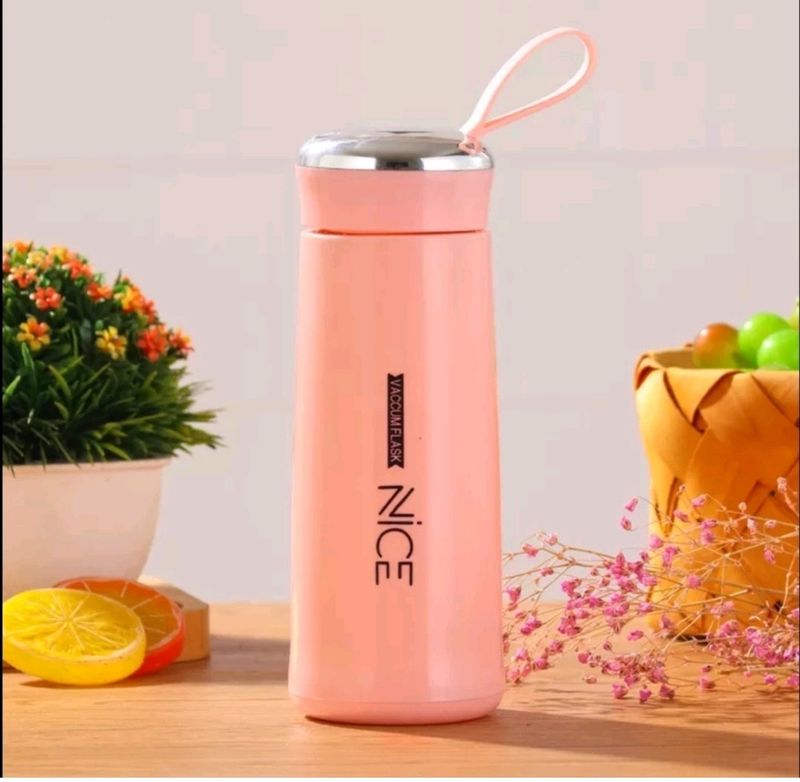 Nice Premium Glass Water Bottle, 400ml