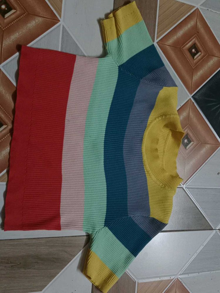 Multi Colour Short T Shirt